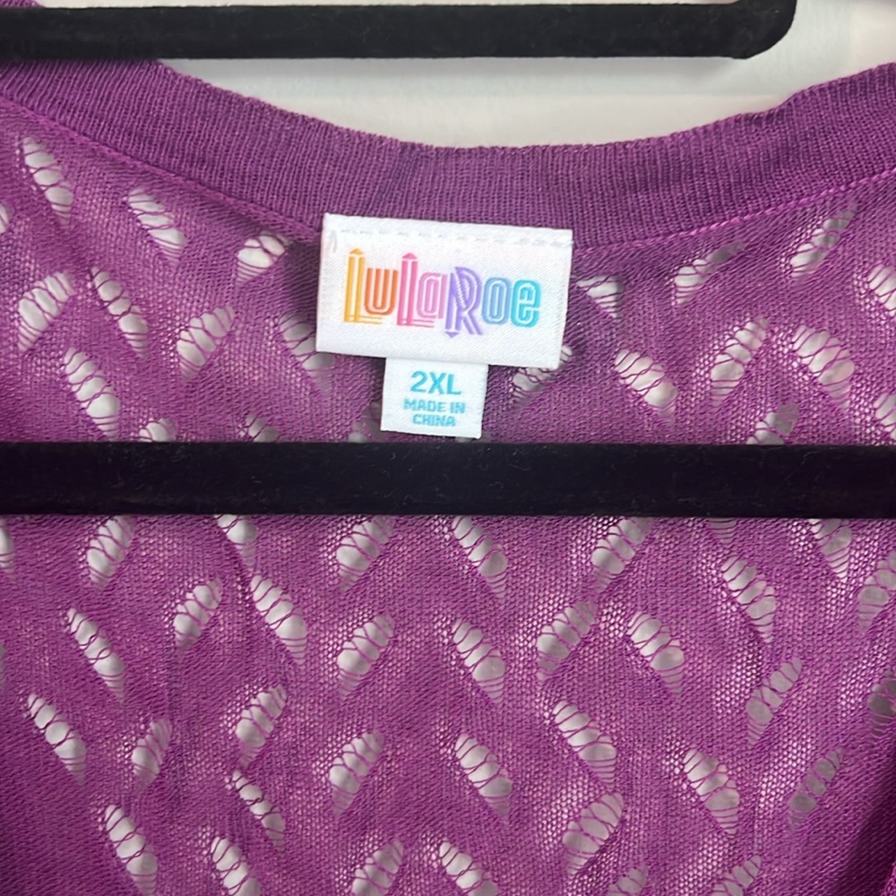 Lularoe Cheryl Cardigan size 2XL - Picture 4 of 4
